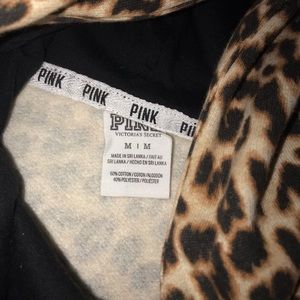 VS Pink Leopard Print Hoodie
